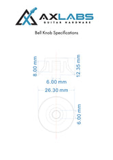 AxLabs Left-Handed Bell Knobs (Set of 2) - AxLabs